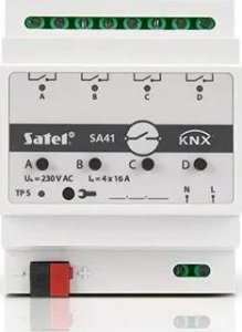 Satel SATEL KNX 4-kanałowy aktor przełączający KNX-SA41 1