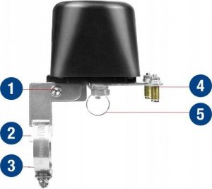 Mbg Line Siłownik do zaworów kulowych WIFI TUYA FM400A 4
