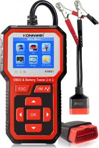 Konnwei Miernik diagnostyczny, skaner OBD2, tester baterii Konnwei KW681 5