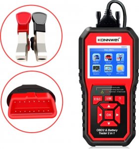 Konnwei Miernik diagnostyczny, skaner OBD2, tester baterii Konnwei KW870 3