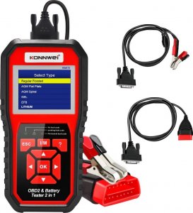 Konnwei Miernik diagnostyczny, skaner OBD2, tester baterii Konnwei KW870 4