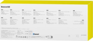 Klawiatura Baseus Baseus K01A bezprzewodowa klawiatura różowa 12