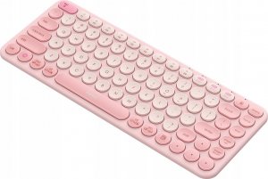 Klawiatura Baseus Baseus K01A bezprzewodowa klawiatura różowa 7