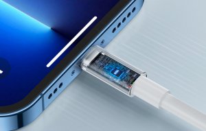 Kabel USB AOHI USB-C - Lightning Biały (AOC-L003) 4