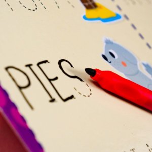 Lisciani Zestaw edukacyjny Montessori Pen Szkoła pisania z 18 tabliczkami 5