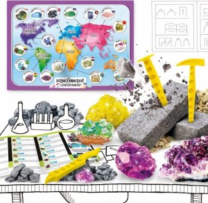 Lisciani Zestaw naukowy Im a Genius Discover minerals from around the world (304-PL10020) 2