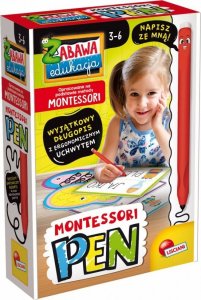 Lisciani Zestaw Montessori Długopis z 32 tabliczkami 1
