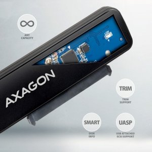 Adapter USB Axagon ADSA-FP2A Adapter USB-A 5Gbps SATA 6G 2.5' HDD/SSD FASTPort2 5