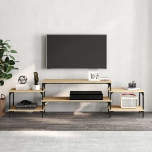 vidaXL Szafka pod TV, dąb sonoma, 197x35x52cm 3