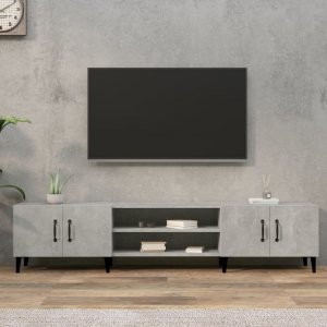 vidaXL vidaXL Szafka pod TV, szarość betonu, 180x31,5x40 cm 1