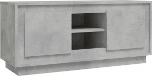 vidaXL Szafka pod TV, szarość betonu, 102x35x45 cm 2