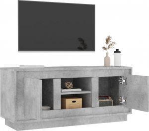 vidaXL Szafka pod TV, szarość betonu, 102x35x45 cm 5