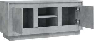 vidaXL Szafka pod TV, szarość betonu, 102x35x45 cm 7