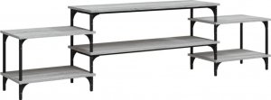 vidaXL vidaXL Szafka pod TV, szary dąb sonoma, 197x35x52 cm 2