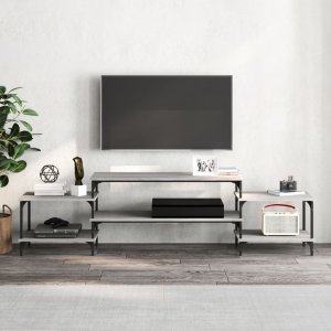 vidaXL vidaXL Szafka pod TV, szary dąb sonoma, 197x35x52 cm 3
