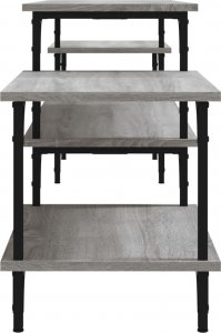 vidaXL vidaXL Szafka pod TV, szary dąb sonoma, 197x35x52 cm 6