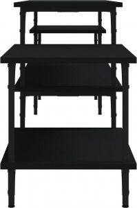 vidaXL Szafka pod TV, czarna, 197x35x52 cm 6