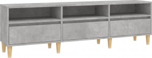 vidaXL Szafka pod TV, szarość betonu, 150x30x44,5 cm 2