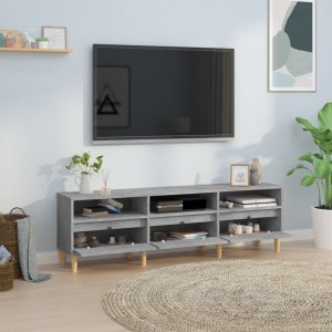vidaXL Szafka pod TV, szarość betonu, 150x30x44,5 cm 3