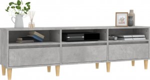 vidaXL Szafka pod TV, szarość betonu, 150x30x44,5 cm 4