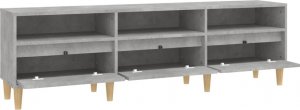 vidaXL Szafka pod TV, szarość betonu, 150x30x44,5 cm 7