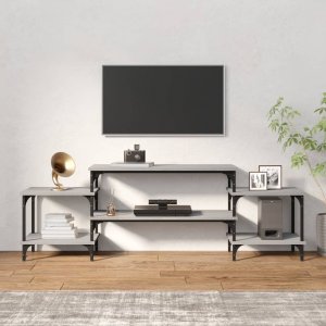 vidaXL vidaXL Szafka pod TV, szary dąb sonoma, 157x35x52 cm 3