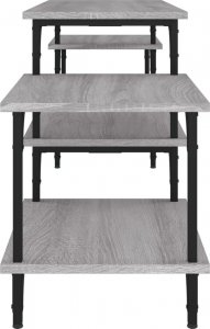 vidaXL vidaXL Szafka pod TV, szary dąb sonoma, 157x35x52 cm 6