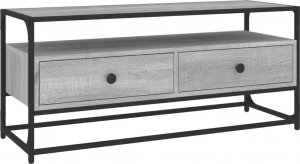 vidaXL vidaXL Szafka pod TV, szary dąb sonoma, 100x35x45 cm 2