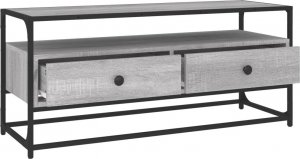 vidaXL vidaXL Szafka pod TV, szary dąb sonoma, 100x35x45 cm 5