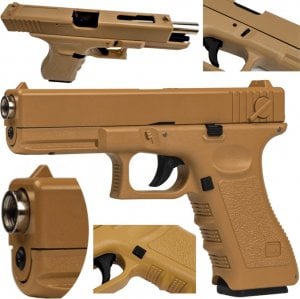 tomdorix Pistolet Glock 17 Replika ASG Na Kulki + Tarcze 1