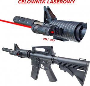 tomdorix M16 Karabin Amerykański Na Kulki Snajperka ASG Laser Granat 6