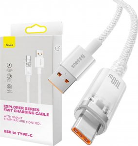 Kabel USB Baseus USB-A - USB-C 1 m Czarny (CATS010402) 1