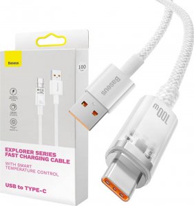Kabel USB Baseus USB-A - USB-C 1 m Czarny (CATS010502) 1
