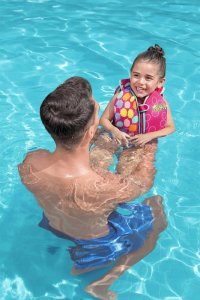 Bestway Kamizelka Do Nauki Pływania Różowa 51 cm Bestway 32176 5