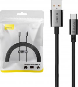 Kabel USB Baseus USB-A - USB-C 2 m Czarny (P10320102114-02) 1