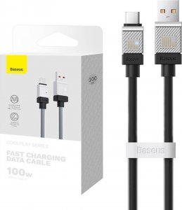 Kabel USB Baseus USB-A - USB-C 1 m Czarny (CAKW000601) 1