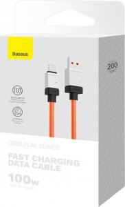 Kabel USB Baseus USB-A - USB-C 2 m Pomarańczowy (CAKW000707) 17