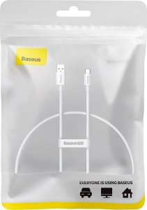 Kabel USB Baseus USB-A - USB-C 0.25 m Biały (P10320102214-00) 16