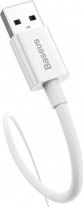 Kabel USB Baseus USB-A - USB-C 0.25 m Biały (P10320102214-00) 7