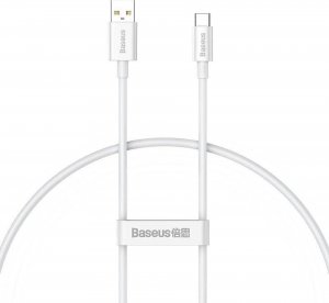 Kabel USB Baseus USB-A - USB-C 0.25 m Biały (P10320102214-00) 9