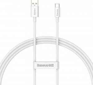 Kabel USB Baseus USB-A - USB-C 1 m Biały (P10320102214-01) 9