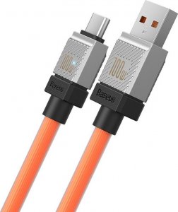 Kabel USB Baseus Kabel USB do USB-C Baseus CoolPlay 100W 1m (pomarańczowy) 1