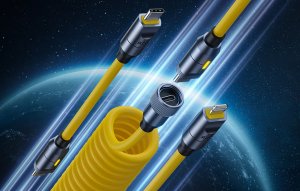 Kabel USB AOHI USB-C - Lightning 2.4 m Żółty (AOC-L011) 2