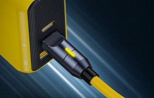 Kabel USB AOHI USB-C - Lightning 2.4 m Żółty (AOC-L011) 5