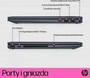 Laptop HP Laptop HP Pavilion x360 14-ek0114nw / 712L6EA / Intel Core i5 / 16GB / SSD 512GB / Intel Xe / FullHD / Win 11 / Srebrny 13