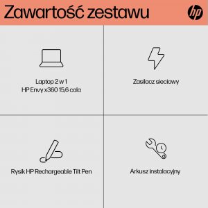 Laptop HP Laptop HP Envy 15 x360 15-ey0114nw / 712C9EA / AMD Ryzen 5 / 16GB / 512GB SSD / AMD Radeon / FullHD / OLED / Win 11 / Czarny 25