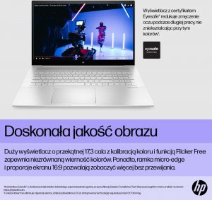 Laptop HP Laptop HP ENVY 17-cr0024nw / 712P8EA / Intel Core i7 / 16GB / 512GB SSD / RTX 2050 / FullHD / Win 11 / Srebrny 19