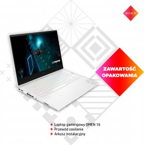 Laptop HP Laptop HP OMEN 16-k0144nw / 712F8EA / Intel Core i5 / 16GB / 512GB SSD / Nvidia RTX 3060 / QHD / Win 11 / Czarny 17
