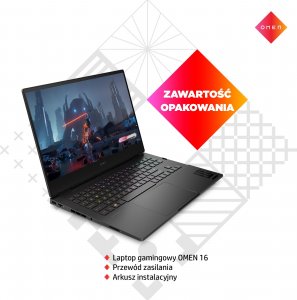 Laptop HP Laptop HP OMEN 16-k0144nw / 712F8EA / Intel Core i5 / 16GB / 512GB SSD / Nvidia RTX 3060 / QHD / Win 11 / Czarny 21
