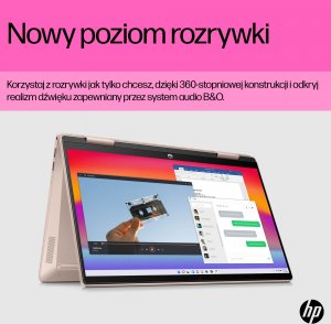 Laptop HP Laptop HP Pavilion X360 14-ek0104nw / 712B6EA / Intel Core i7 / 16GB / 512GB SSD / Intel Xe / FullHD / Win 11 / Dotyk / Srebrny 11